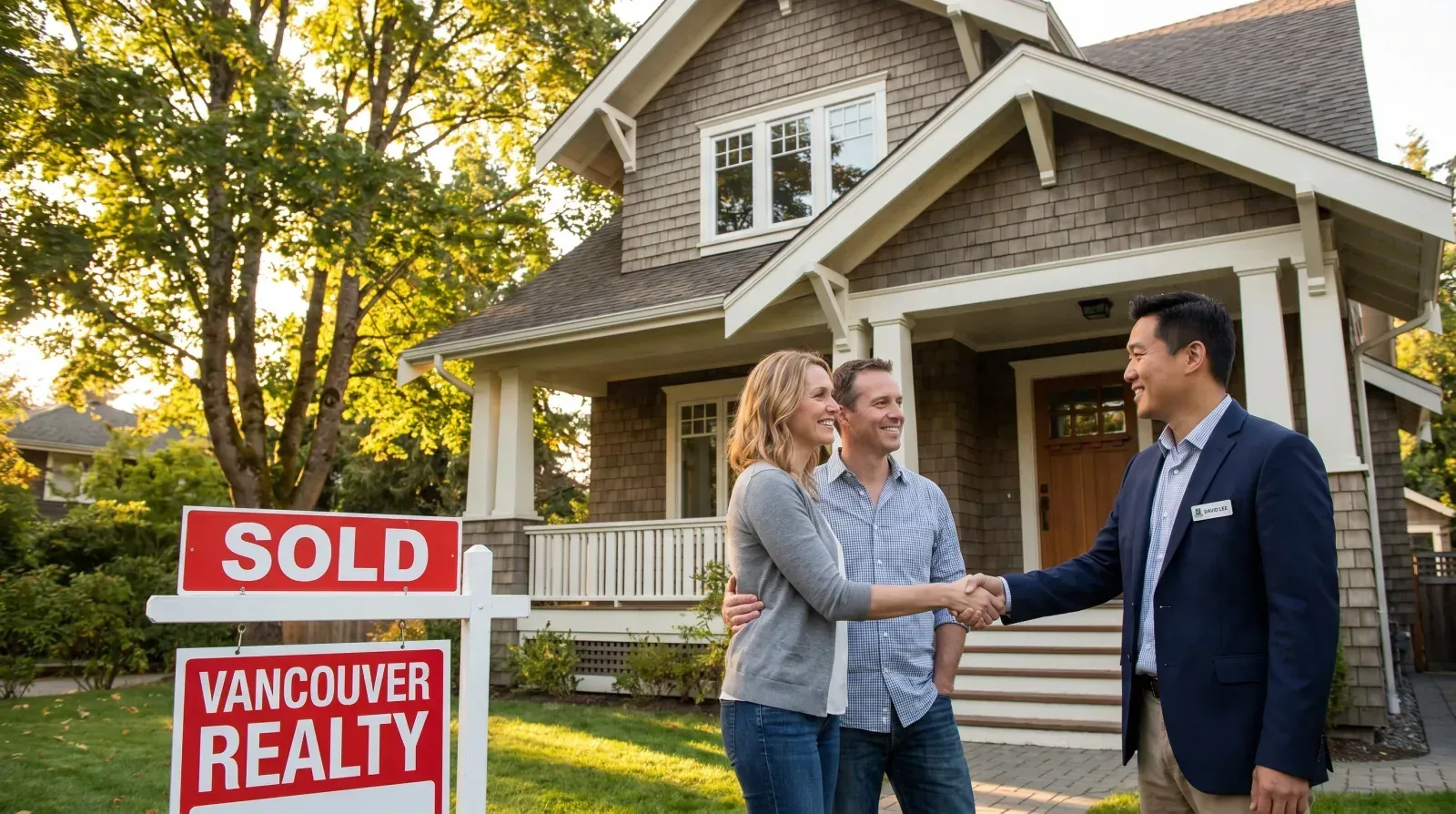 Sold sign in front of a beautiful Vancouver heritage home